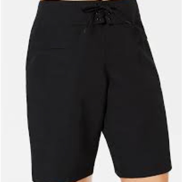 ISLAND ESCAPE Board Shorts, swimsuits New black size 6 - Picture 2 of 9